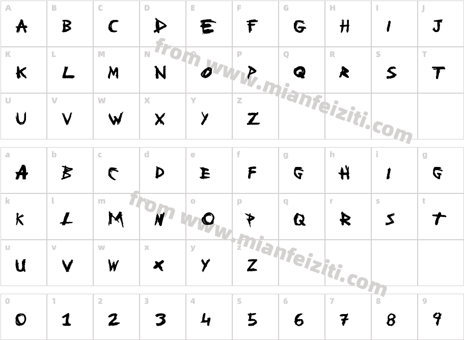 fz-wencang-066字体字体映射图