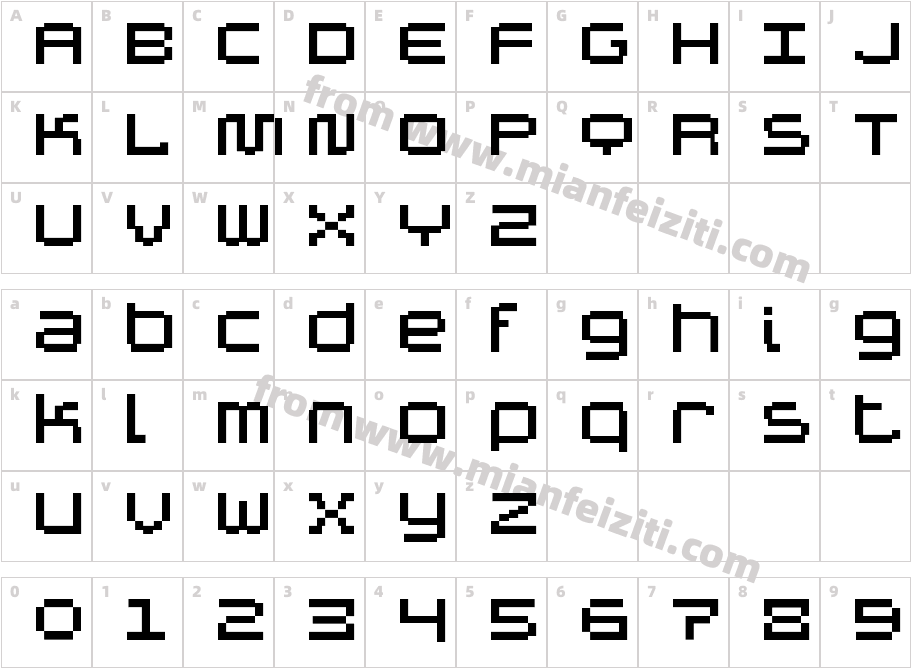 Autriche ALT字体字体映射图