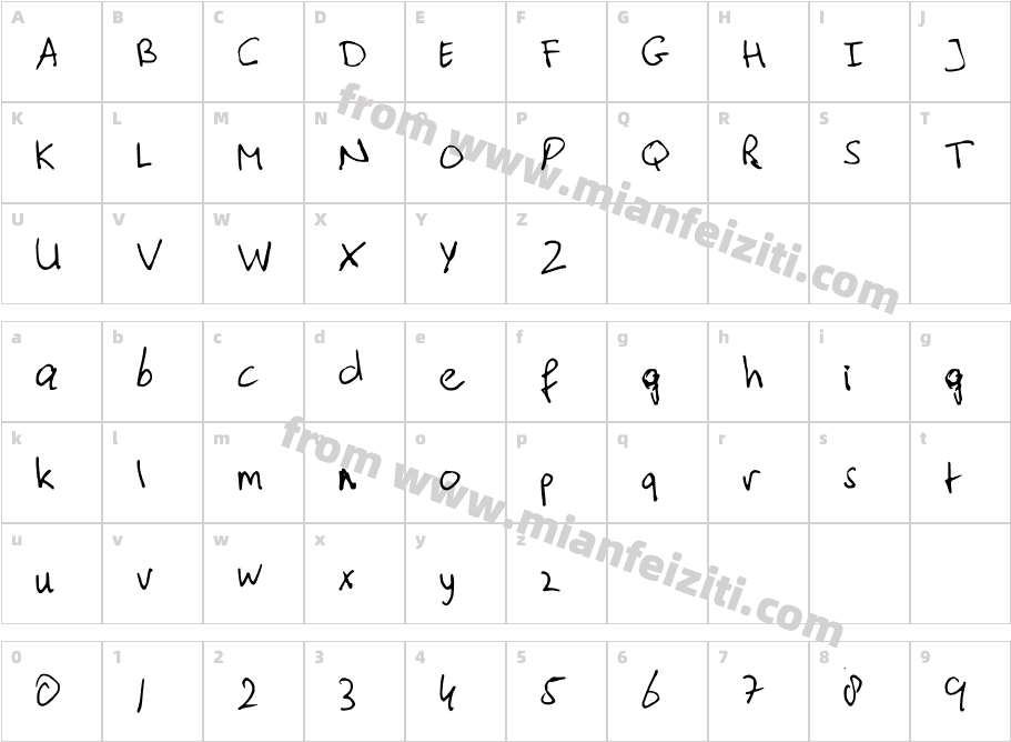 typischvoornu2014字体字体映射图