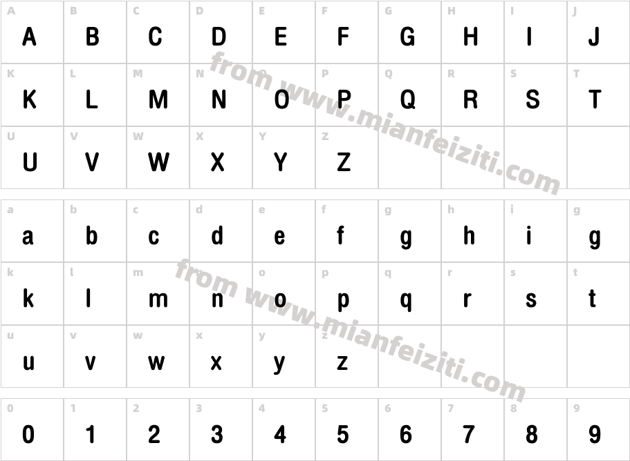 DB-HelvethaicaMon-X-Bd-Cond-v3-2-2字体字体映射图