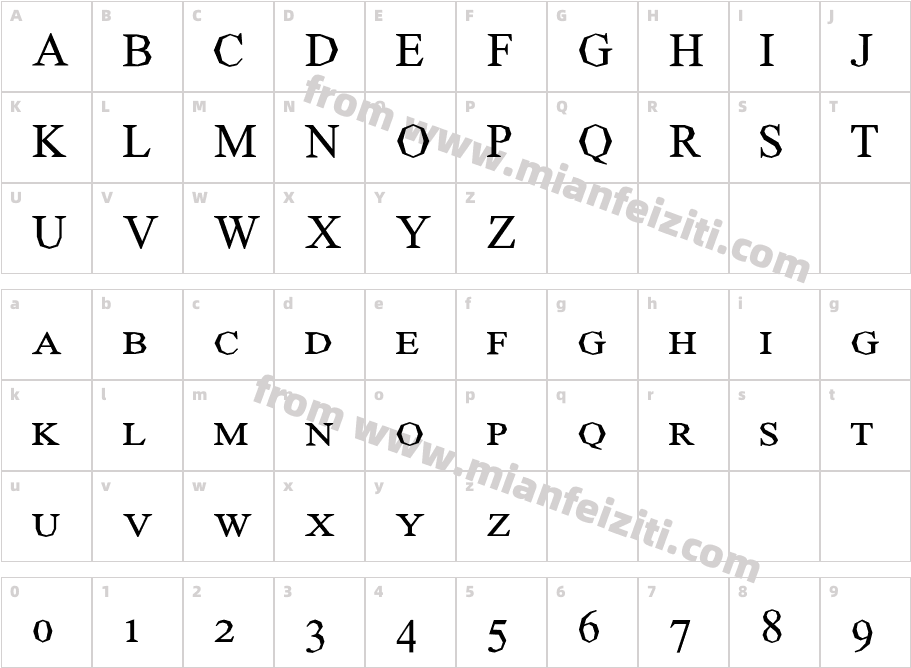 Tim-Expert字体字体映射图