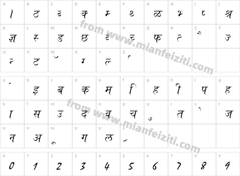 AjayNormalItalic-8K3D字体字体映射图